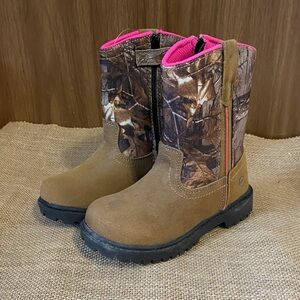 Magellan Outdoors Kids Boots - Brown and Pink